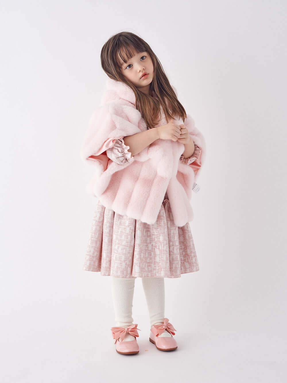 KIDS FAUX FUR HE PONCHO – Lemonplet JP store