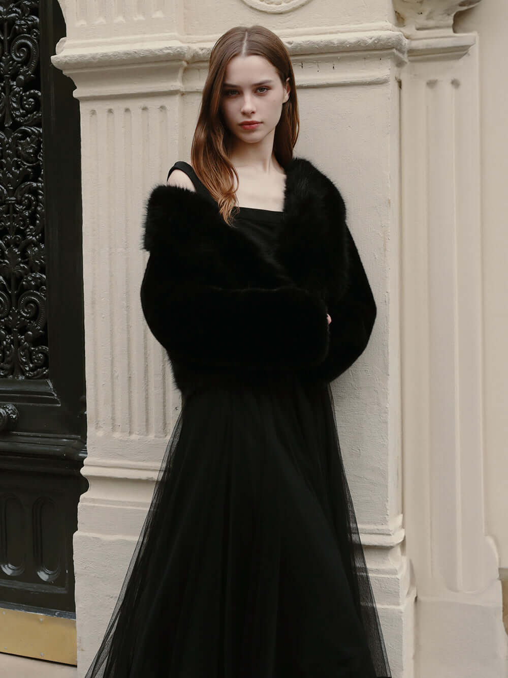 FAUX FUR VAQUIRA SHORT JACKET
