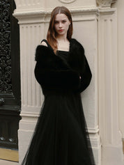 FAUX FUR VAQUIRA SHORT JACKET