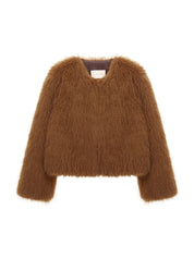 FAUX FUR HORA SHORT JACKET