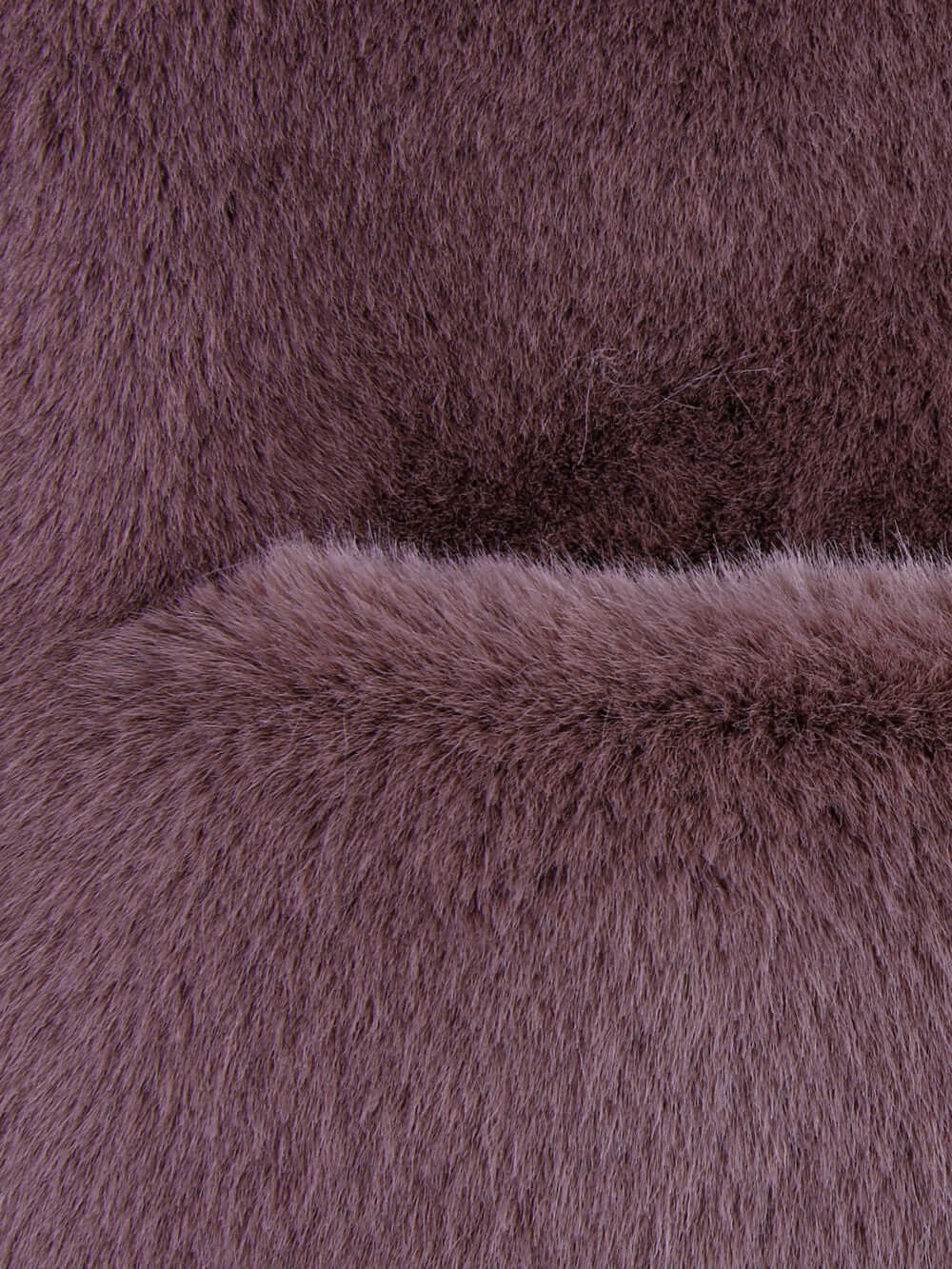 FAUX FUR LAON HOODED MAXI VEST