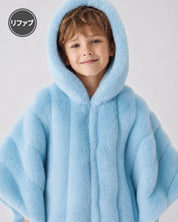 [REFURB] KIDS FAUX FUR HE PONCHO