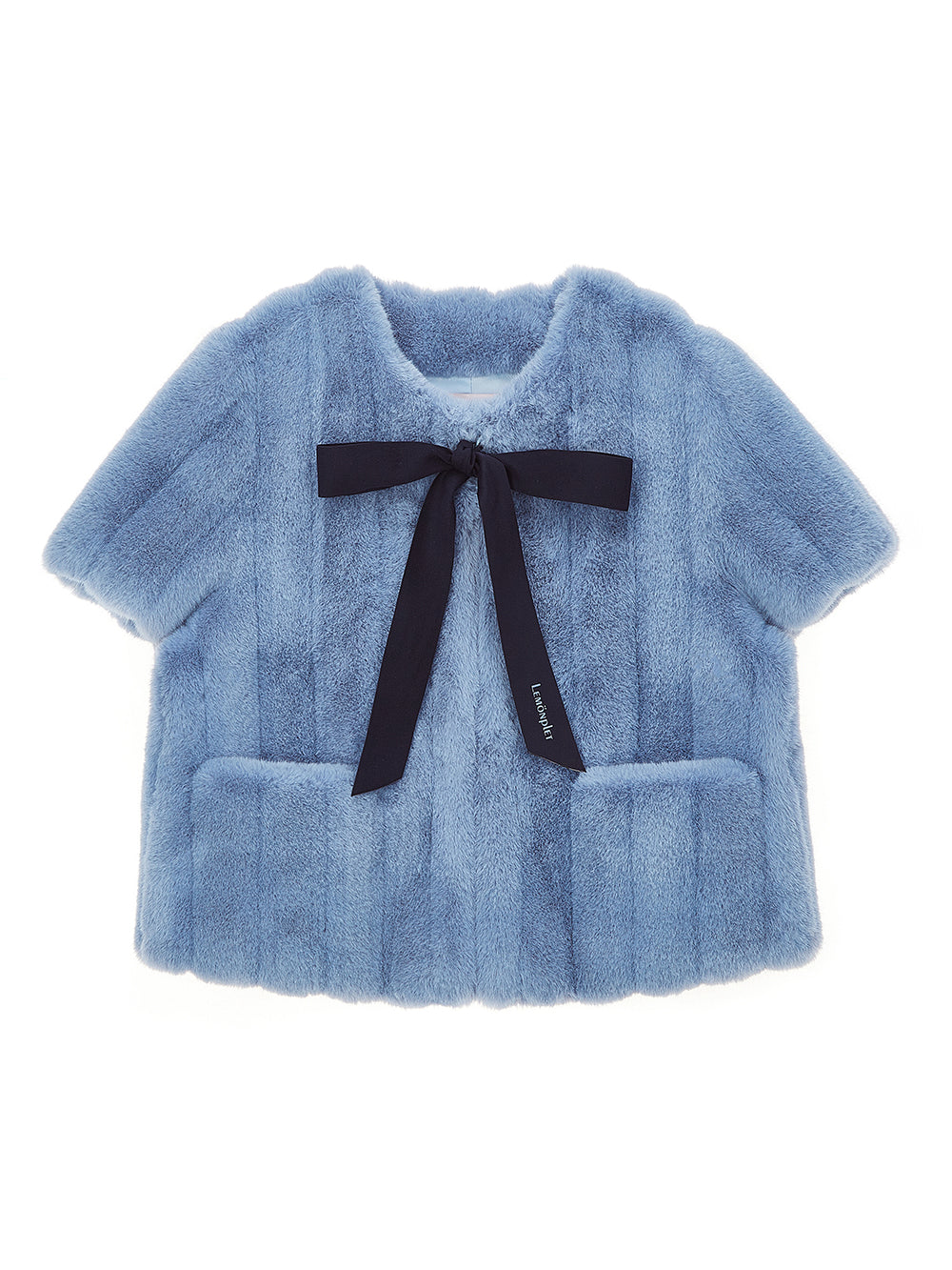 Lemonplet◆エコファー◆FAUX FUR HALF SLEEVED JACKET◆半そで FAUX FUR HALF SLEEVED JACKET – Lemonplet JP store