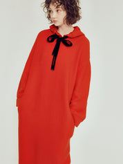 KNIT AKA HOODED DRESS