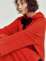 KNIT AKA HOODED DRESS