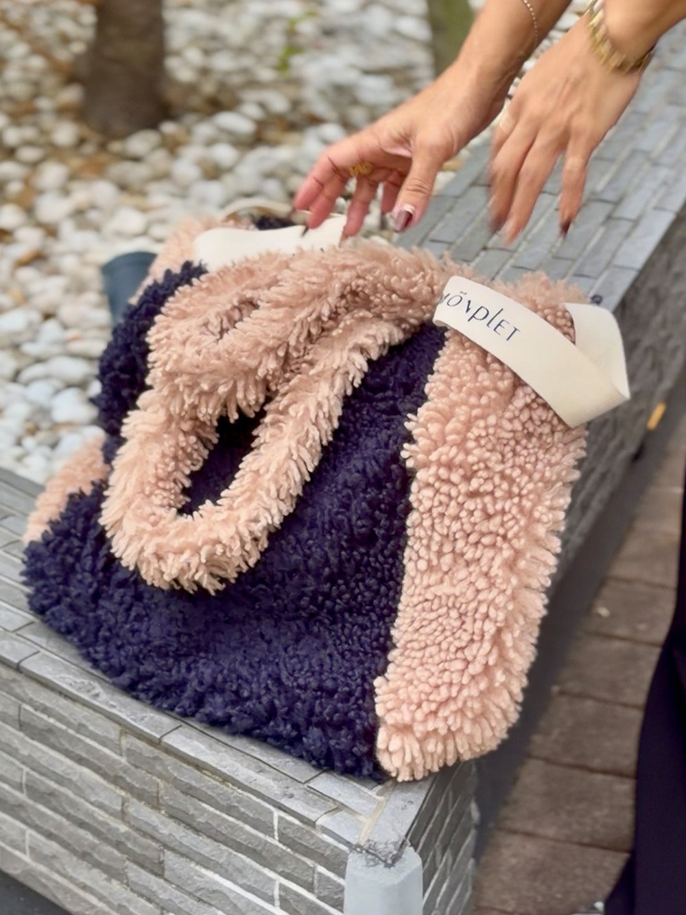 [REIKO] FAUX FUR PHRYNE ECO BAG