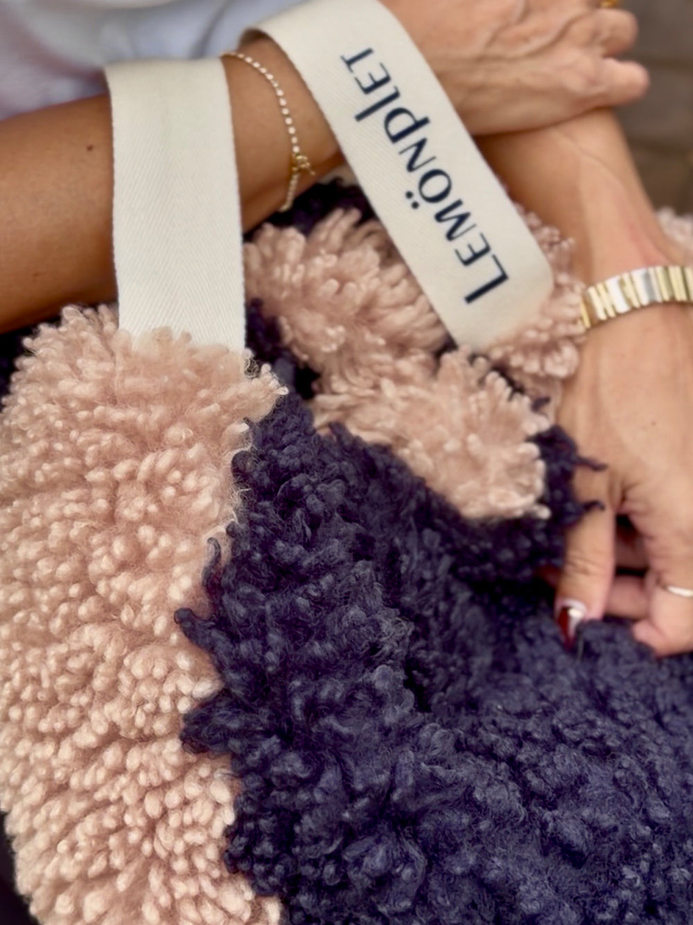 [REIKO] FAUX FUR PHRYNE ECO BAG