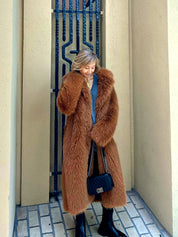 [REIKO] FAUX FUR CAMILA CROP COAT