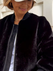 [REIKO] FAUX FUR LAURENT JACKET