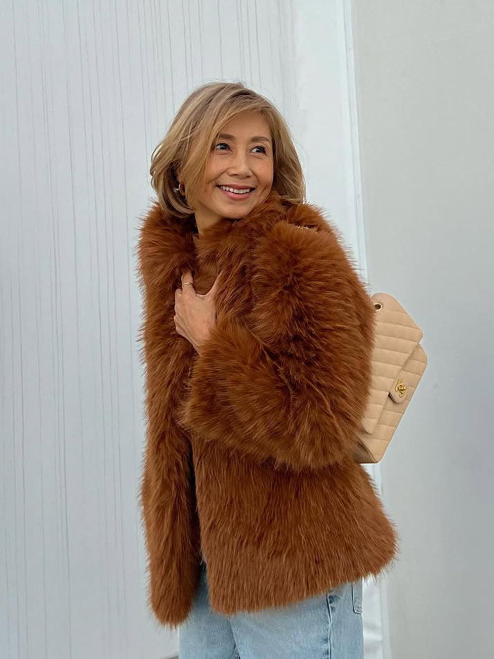 [REIKO] FAUX FUR KAREN JACKET