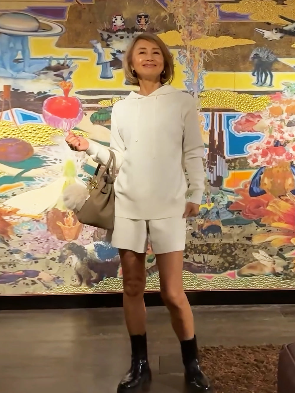 [REIKO] KNIT MARI SHORT PANTS