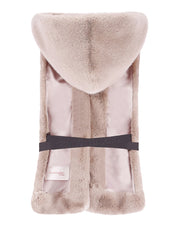 FAUX FUR HORI HOODED SCARF