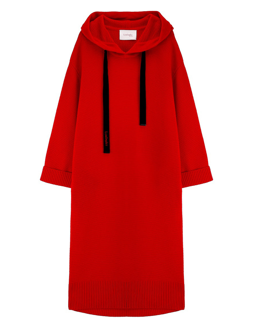 KNIT AKA HOODED DRESS