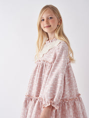 KIDS LILI LACE DETAIL DRESS