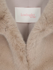 FAUX FUR BIEN HOODED JACKET