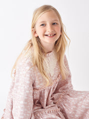 KIDS LILI LACE DETAIL DRESS