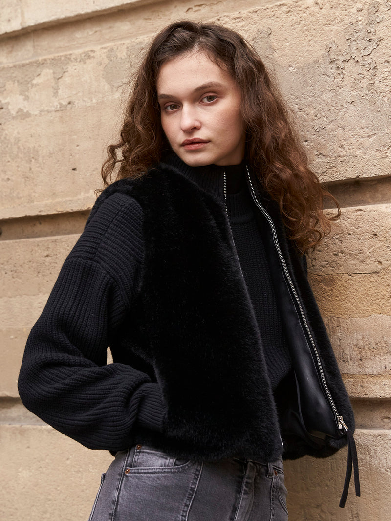 FAUX FUR SOU VEST