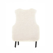 [SIGNATURE LINE] FAUX FUR TIED KITTEN RIBBON VEST