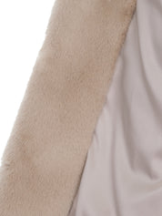 FAUX FUR BIEN HOODED JACKET