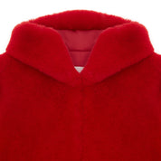 KIDS FAUX FUR HOODIE COAT