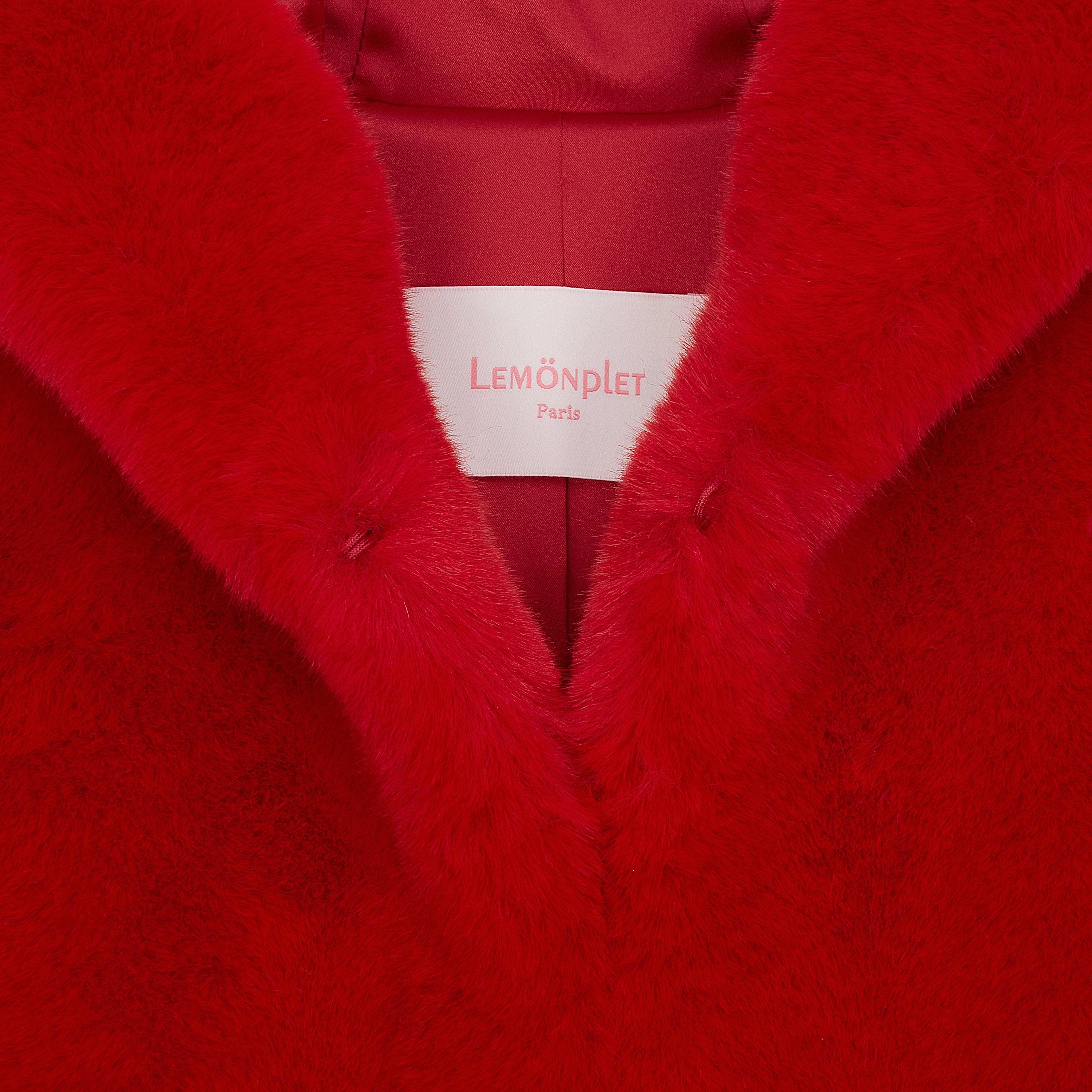 KIDS FAUX FUR HOODIE COAT