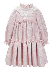 KIDS LILI LACE DETAIL DRESS