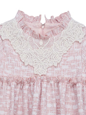 KIDS LILI LACE DETAIL DRESS