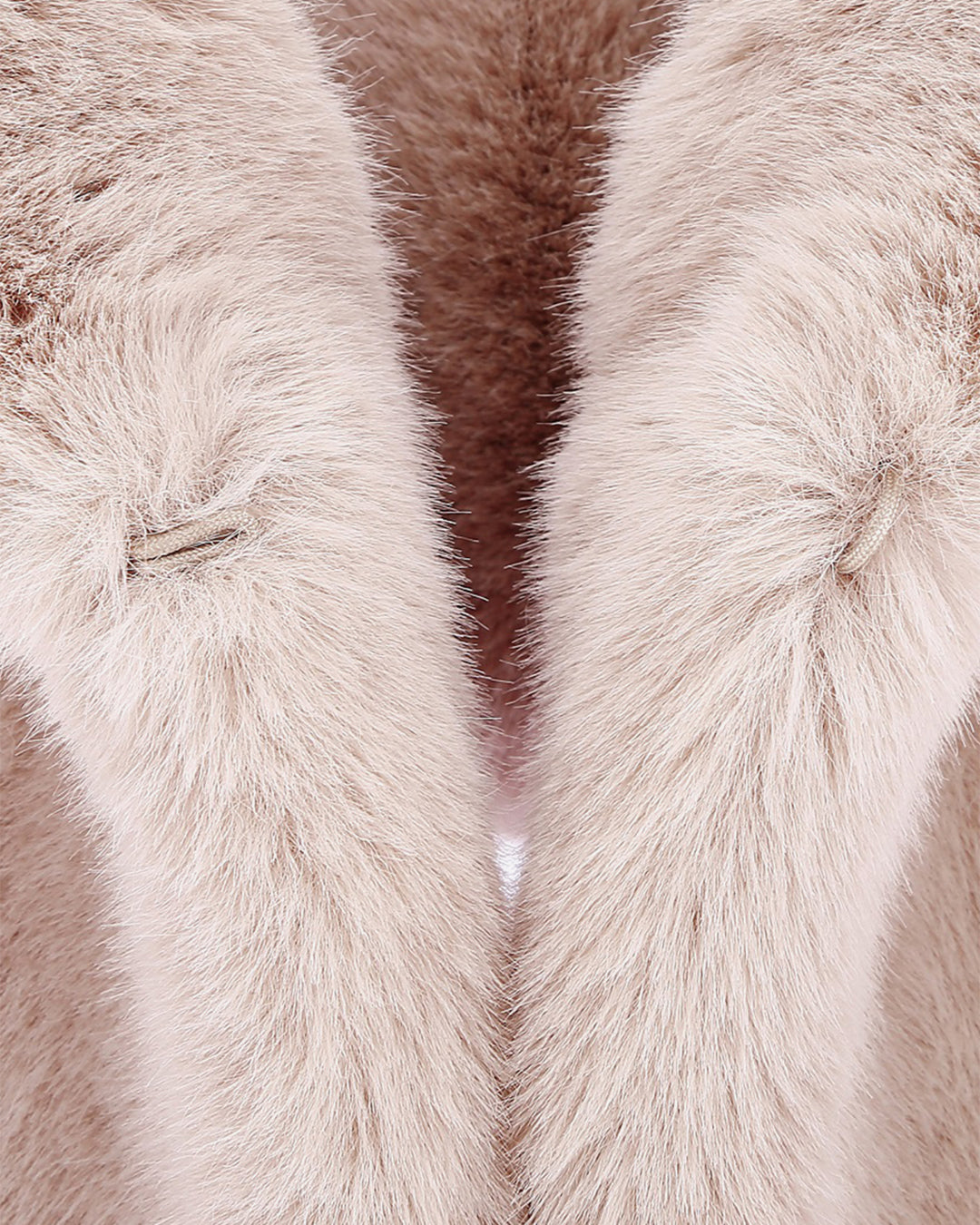 FAUX FUR HORI HOODED SCARF