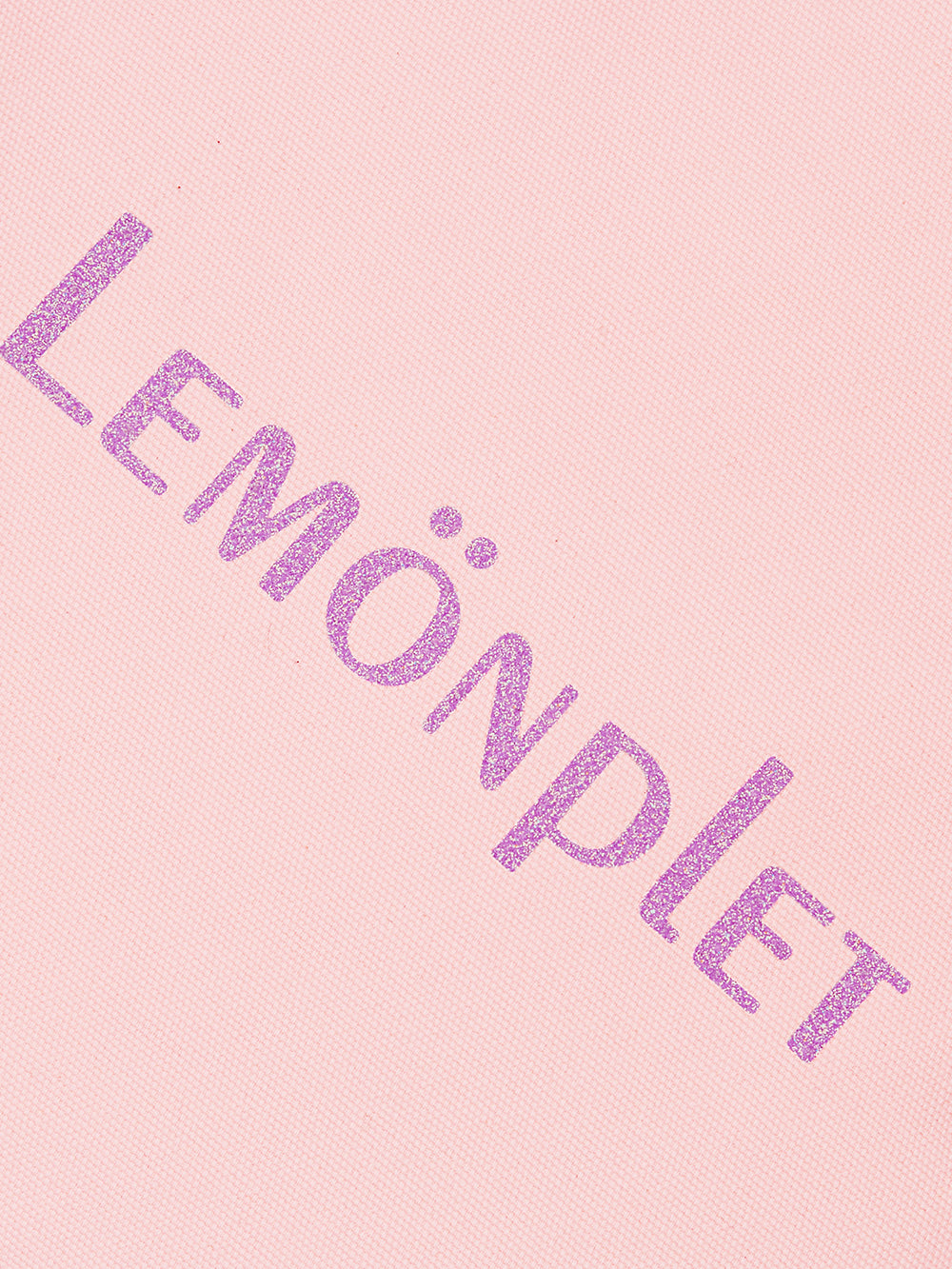 LUMI GLITTER LOGO CANVAS BAG