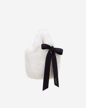 [SIGNATURE LINE] FAUX FUR CHUPETTE BAG