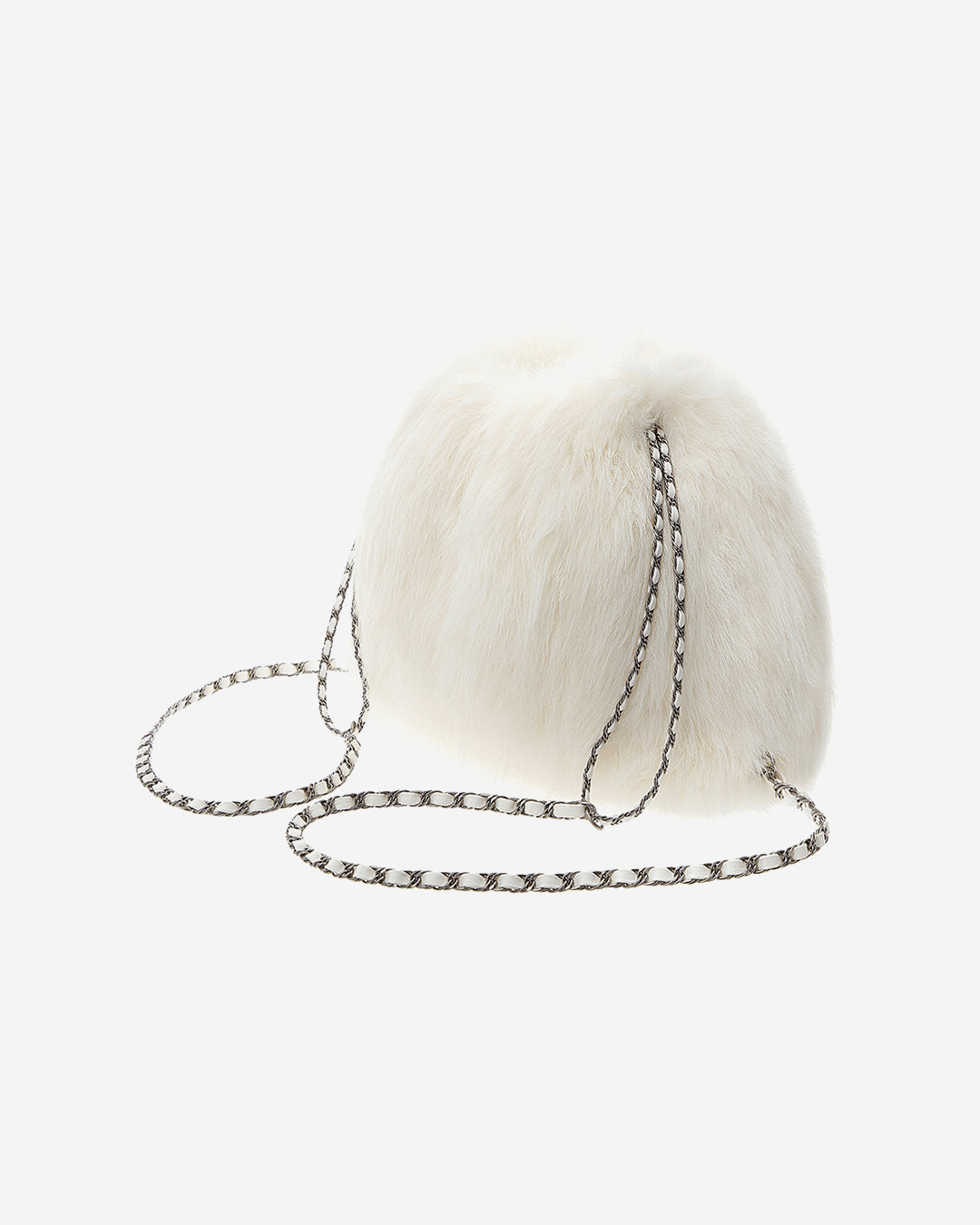 [SIGNATURE LINE] FAUX FUR CHUPETTE BACKPACK