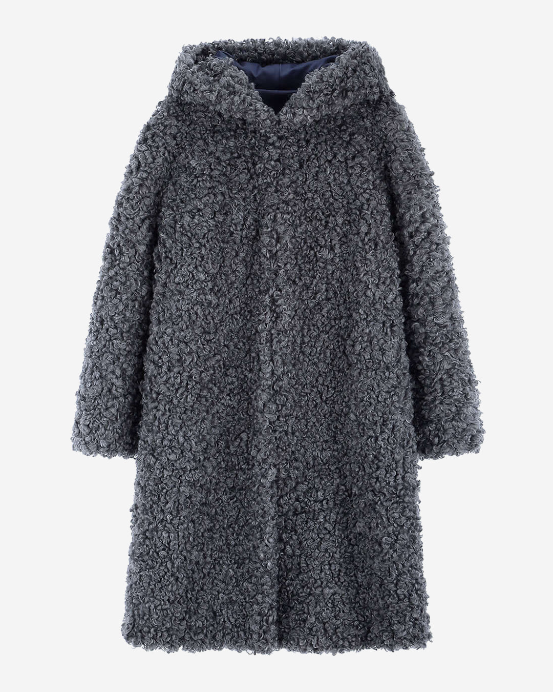 FAUX FUR EVER LONG HOODED COAT