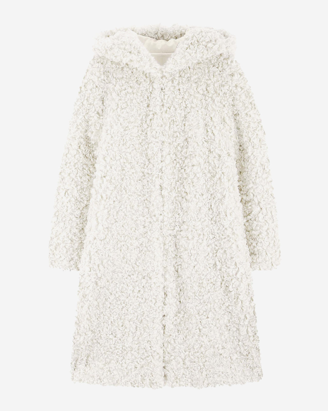FAUX FUR EVER LONG HOODED COAT