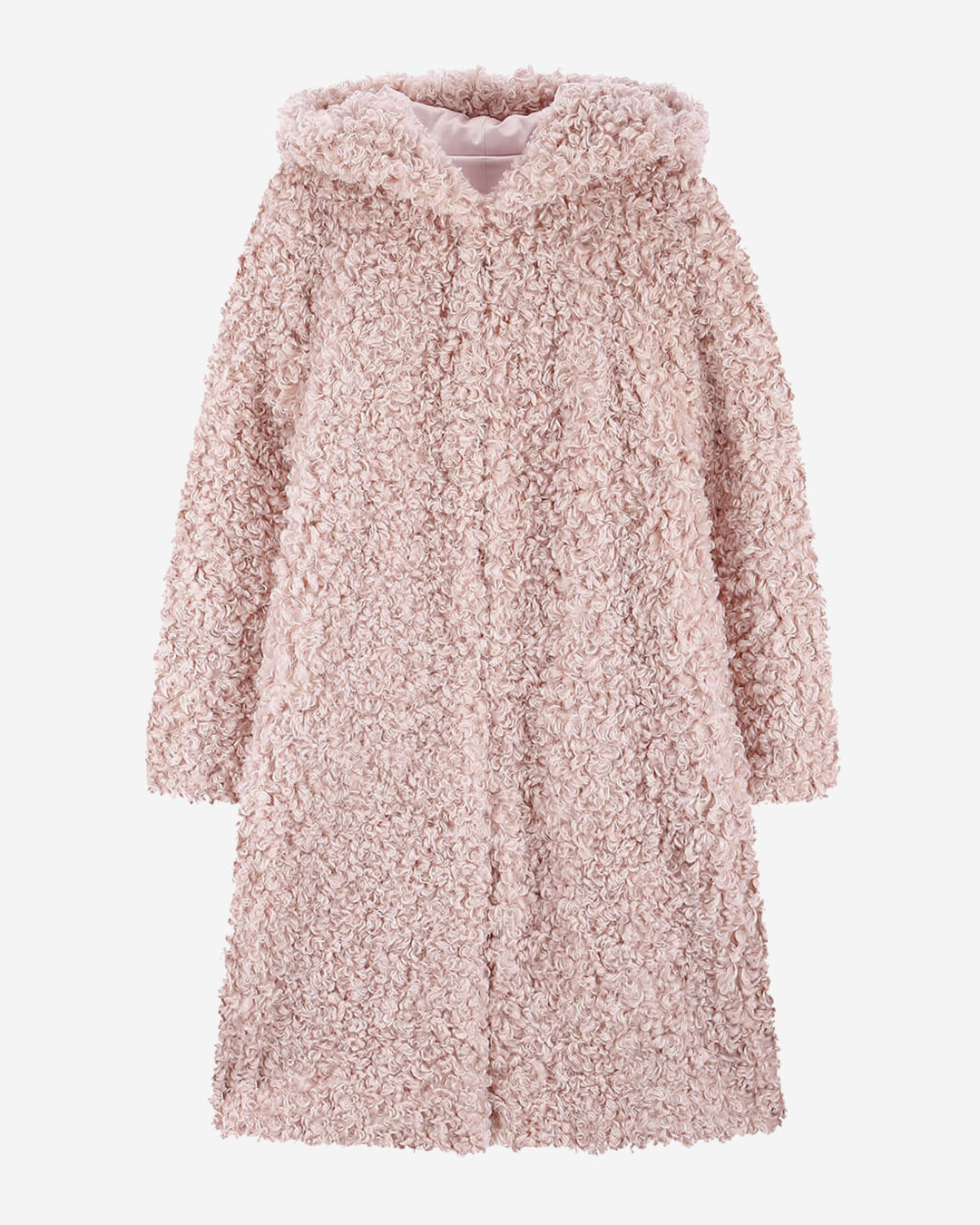 FAUX FUR EVER LONG HOODED COAT