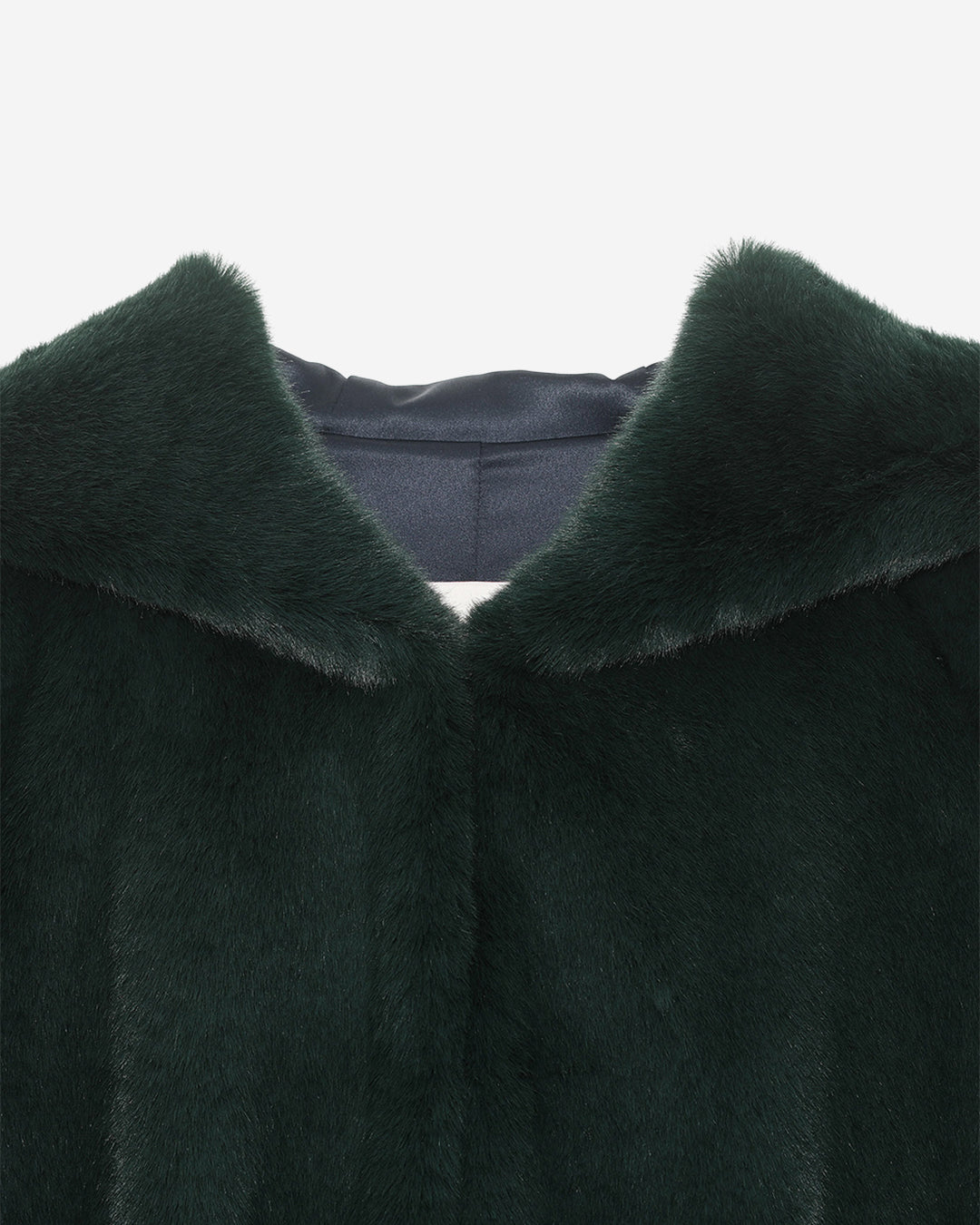 [SIGNATURE LINE] FAUX FUR LAON HOODED MAXI COAT