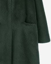 [SIGNATURE LINE] FAUX FUR LAON HOODED MAXI COAT