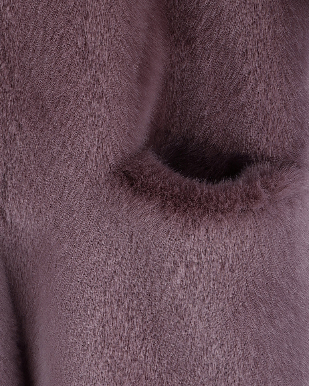 [SIGNATURE LINE] FAUX FUR LAON HOODED MAXI COAT