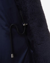 [SIGNATURE LINE] FAUX FUR LAON HOODED MAXI COAT
