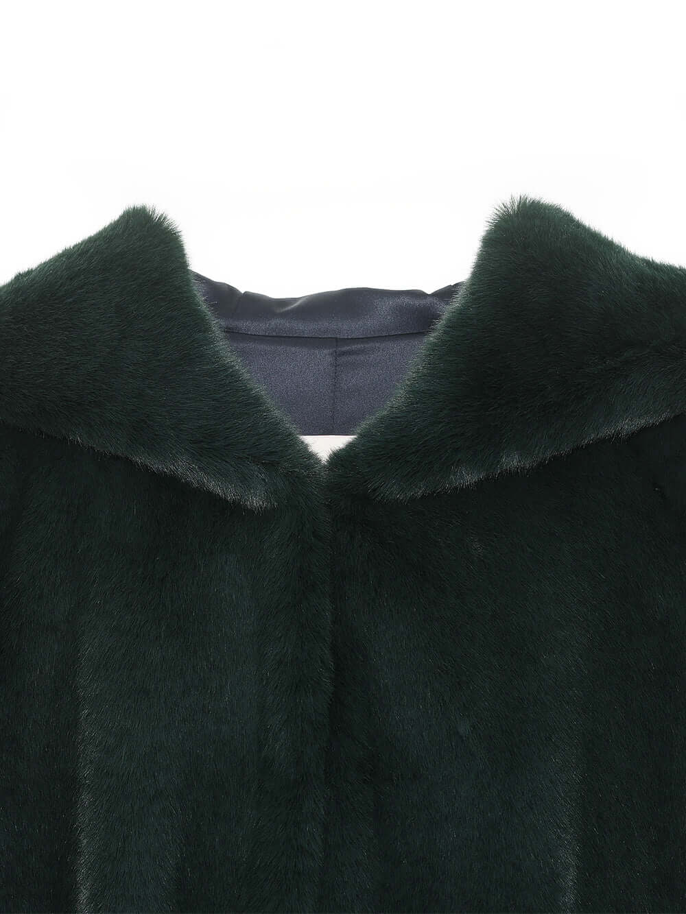 FAUX FUR LAON HOODED MAXI COAT
