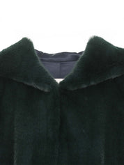 FAUX FUR LAON HOODED MAXI COAT