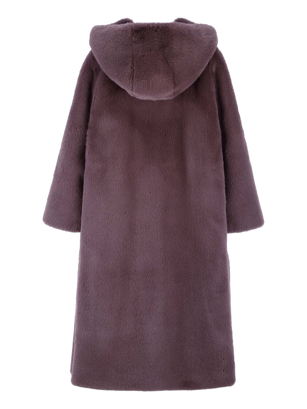 [REFURB] FAUX FUR LAON HOODED MAXI COAT