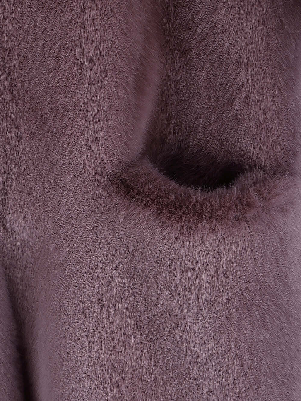 FAUX FUR LAON HOODED MAXI COAT