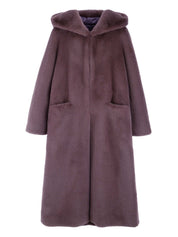 [REFURB] FAUX FUR LAON HOODED MAXI COAT
