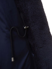 FAUX FUR LAON HOODED MAXI COAT