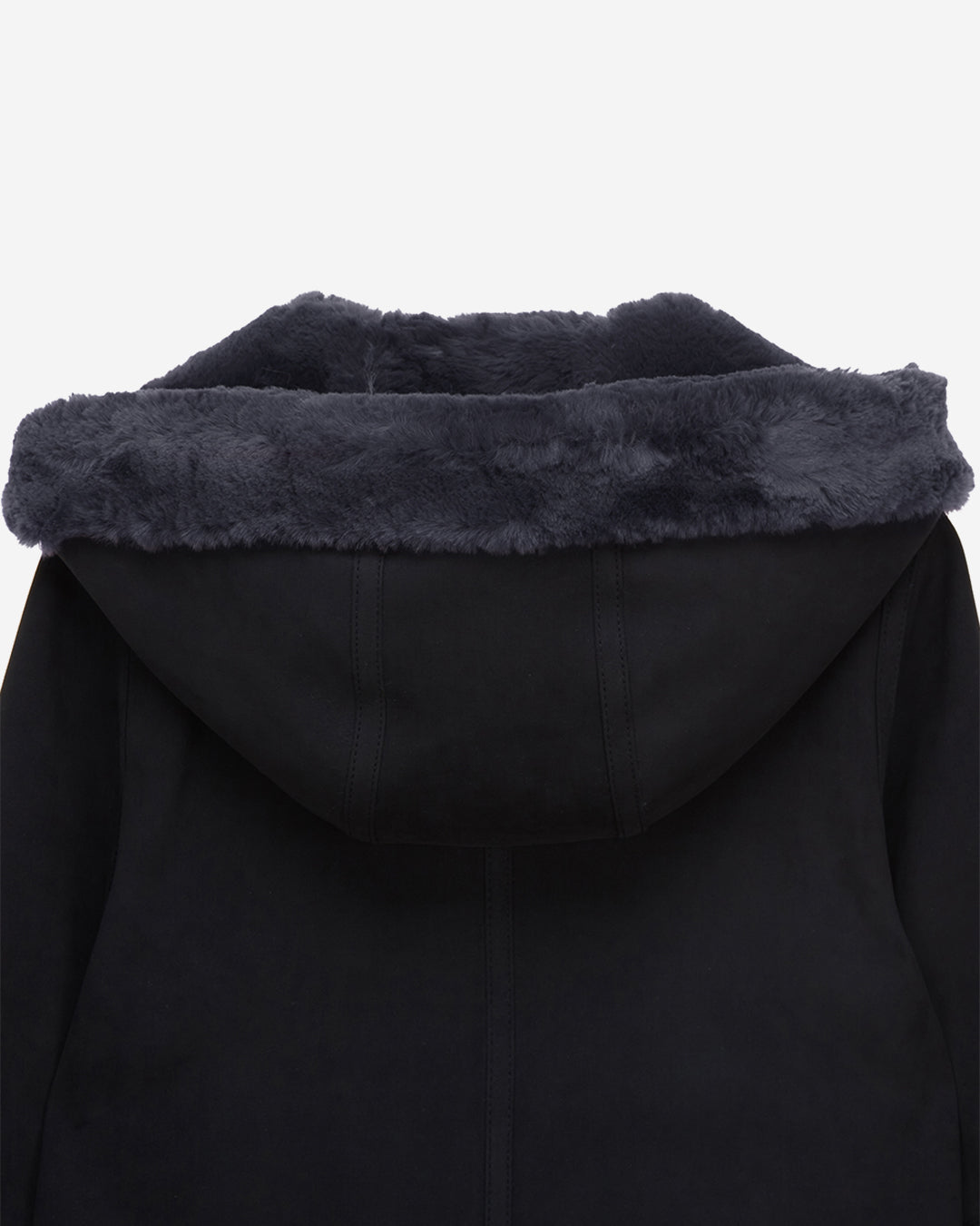 FAUX FUR LOMPER HOODED COAT
