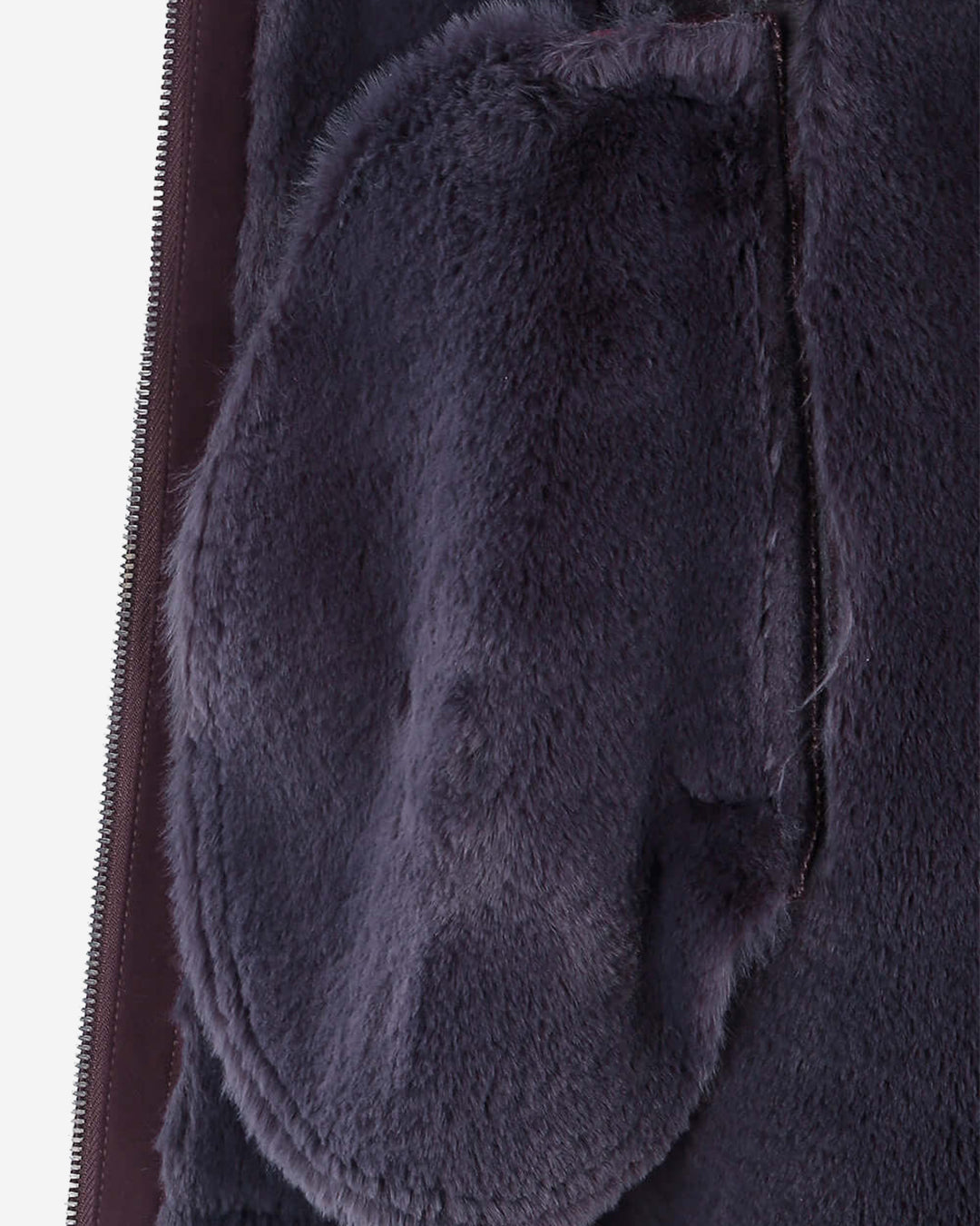 FAUX FUR LOMPER HOODED COAT
