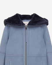 [REFURB] FAUX FUR LOMPER HOODED COAT