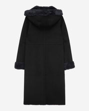 FAUX FUR LOMPER HOODED COAT