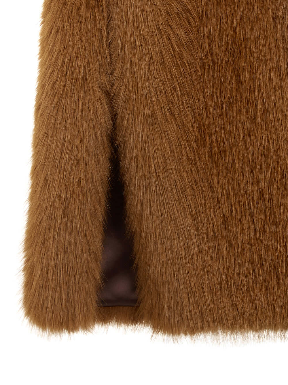 FAUX FUR CAMILA CROP COAT – Lemonplet JP store