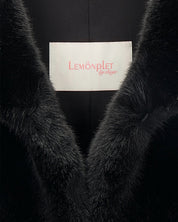 [SIGNATURE LINE] FAUX FUR BIEN HOODED JACKET